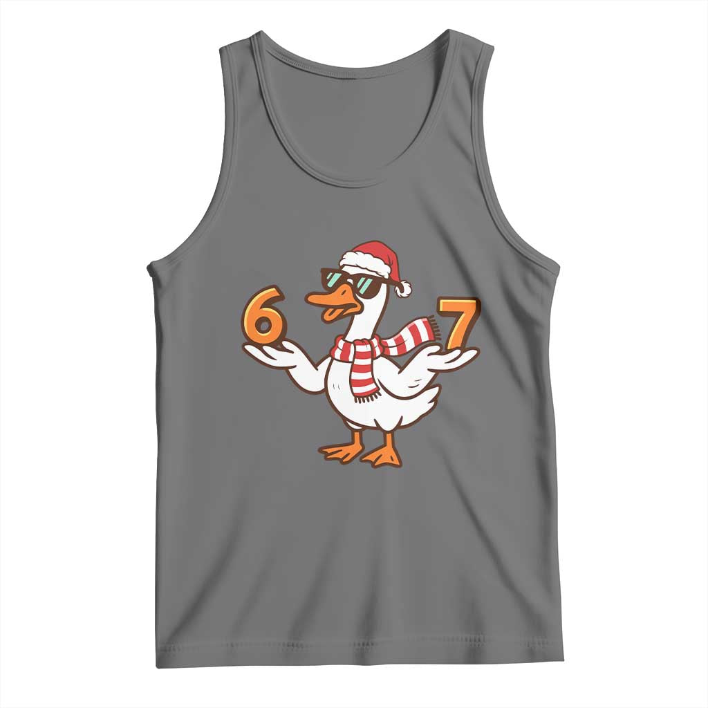 67 Christmas Silly Goose Tank Top 6 7 Meme Funny Six Seven Gen Alpha Slang - Wonder Print Shop