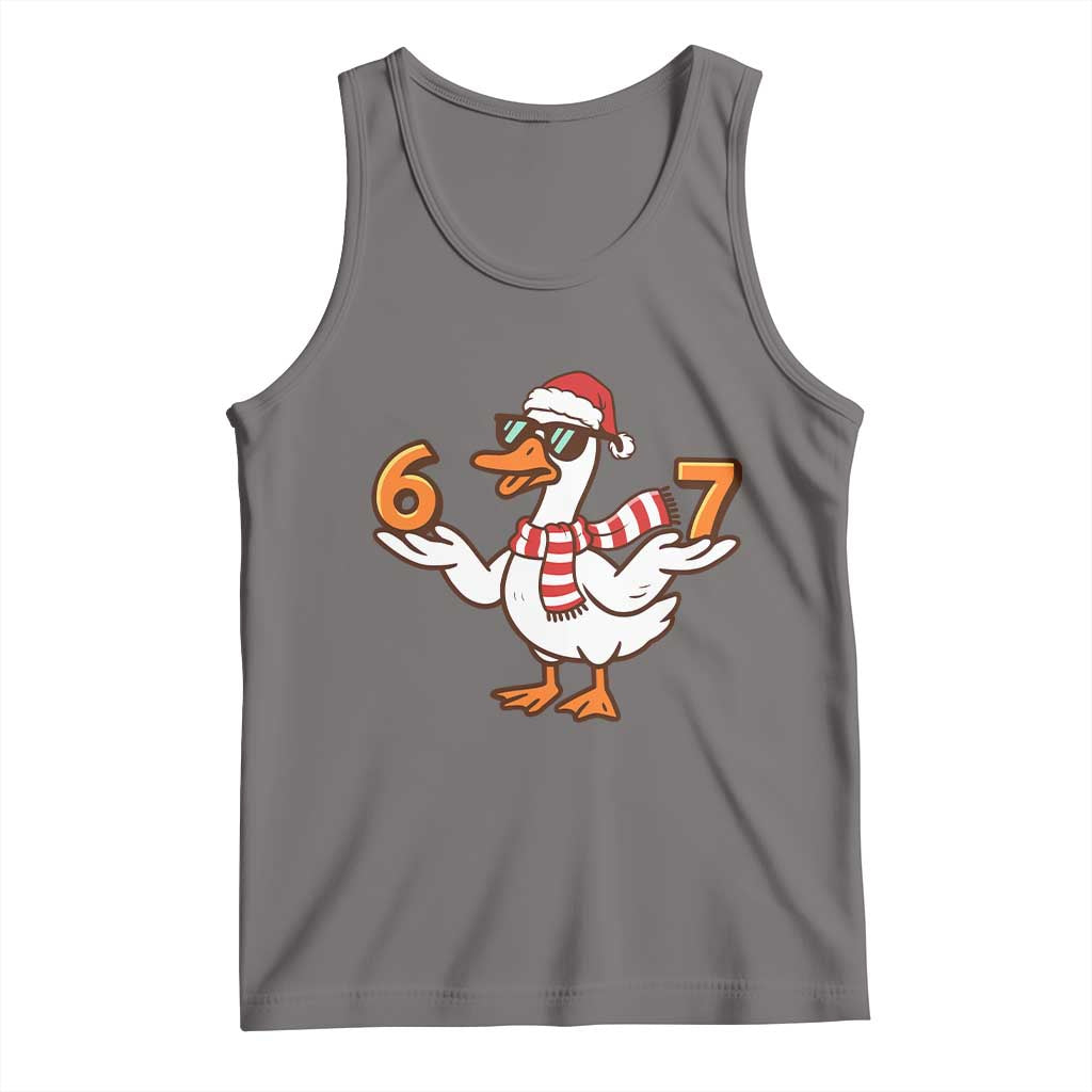 67 Christmas Silly Goose Tank Top 6 7 Meme Funny Six Seven Gen Alpha Slang - Wonder Print Shop