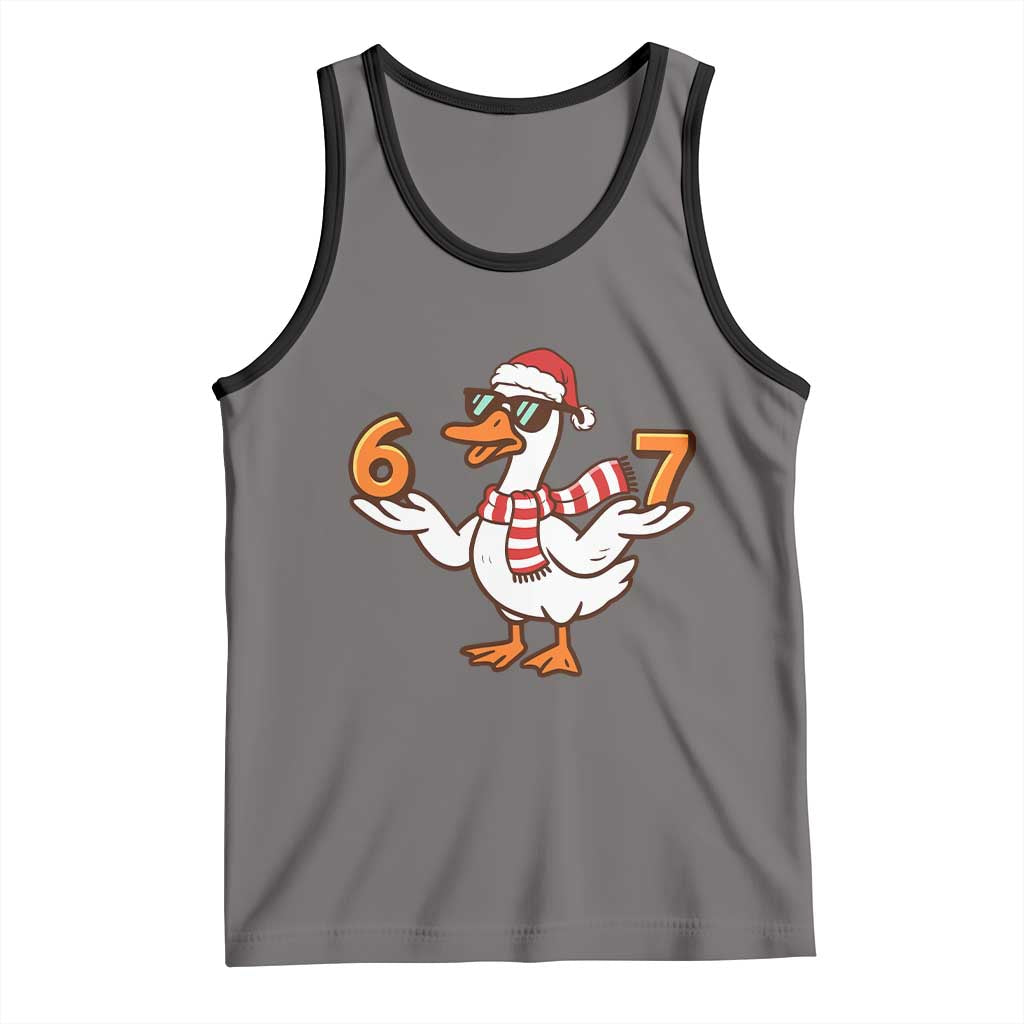 67 Christmas Silly Goose Tank Top 6 7 Meme Funny Six Seven Gen Alpha Slang - Wonder Print Shop