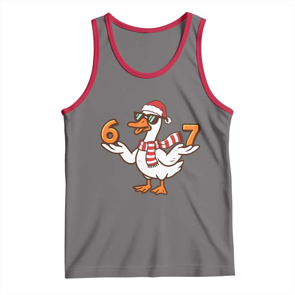 67 Christmas Silly Goose Tank Top 6 7 Meme Funny Six Seven Gen Alpha Slang - Wonder Print Shop