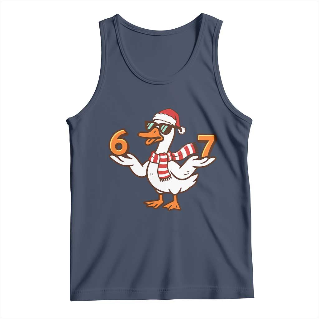 67 Christmas Silly Goose Tank Top 6 7 Meme Funny Six Seven Gen Alpha Slang - Wonder Print Shop