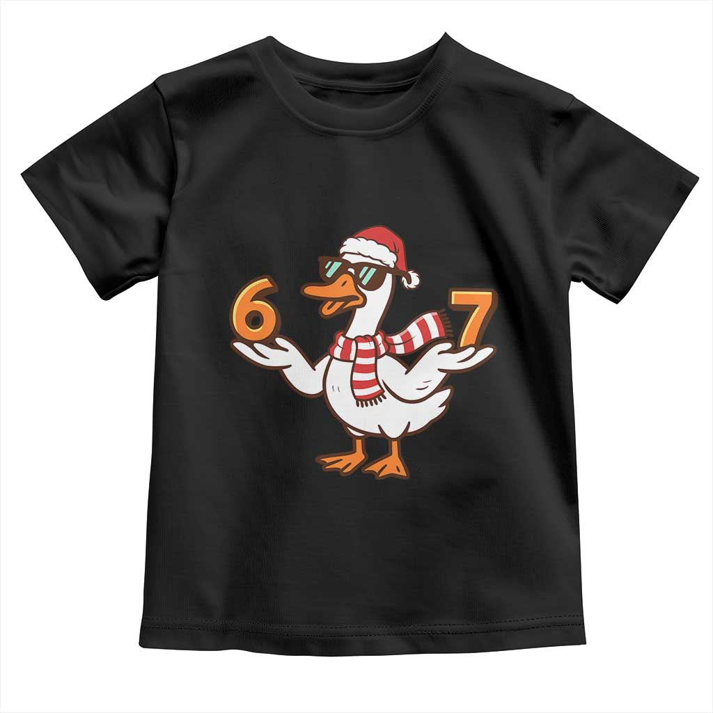 67 Christmas Silly Goose Toddler T Shirt 6 7 Meme Funny Six Seven Gen Alpha Slang - Wonder Print Shop