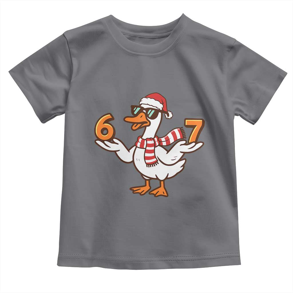 67 Christmas Silly Goose Toddler T Shirt 6 7 Meme Funny Six Seven Gen Alpha Slang - Wonder Print Shop