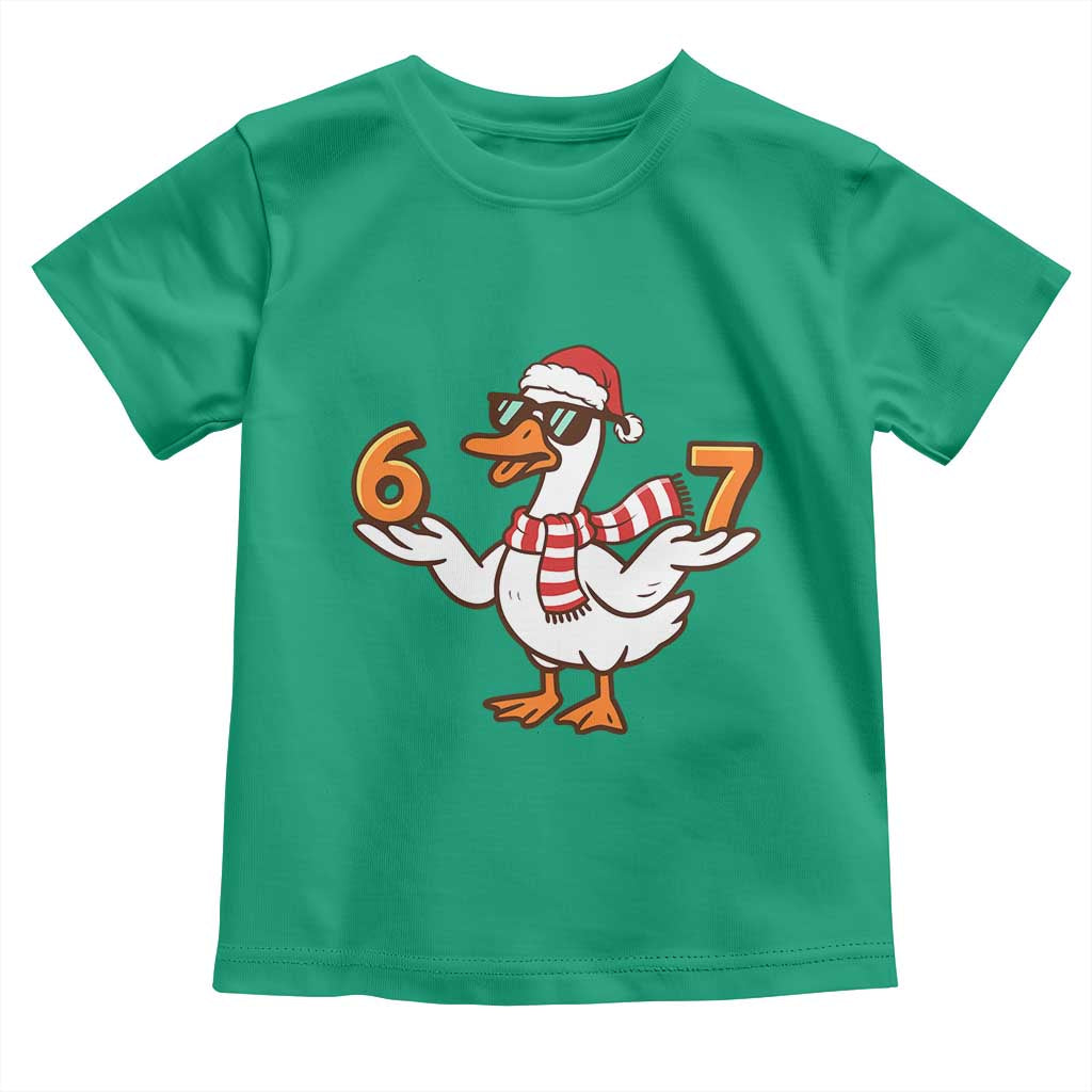 67 Christmas Silly Goose Toddler T Shirt 6 7 Meme Funny Six Seven Gen Alpha Slang - Wonder Print Shop
