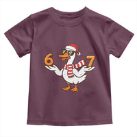 67 Christmas Silly Goose Toddler T Shirt 6 7 Meme Funny Six Seven Gen Alpha Slang - Wonder Print Shop