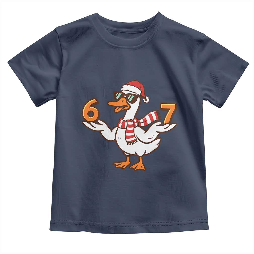 67 Christmas Silly Goose Toddler T Shirt 6 7 Meme Funny Six Seven Gen Alpha Slang - Wonder Print Shop