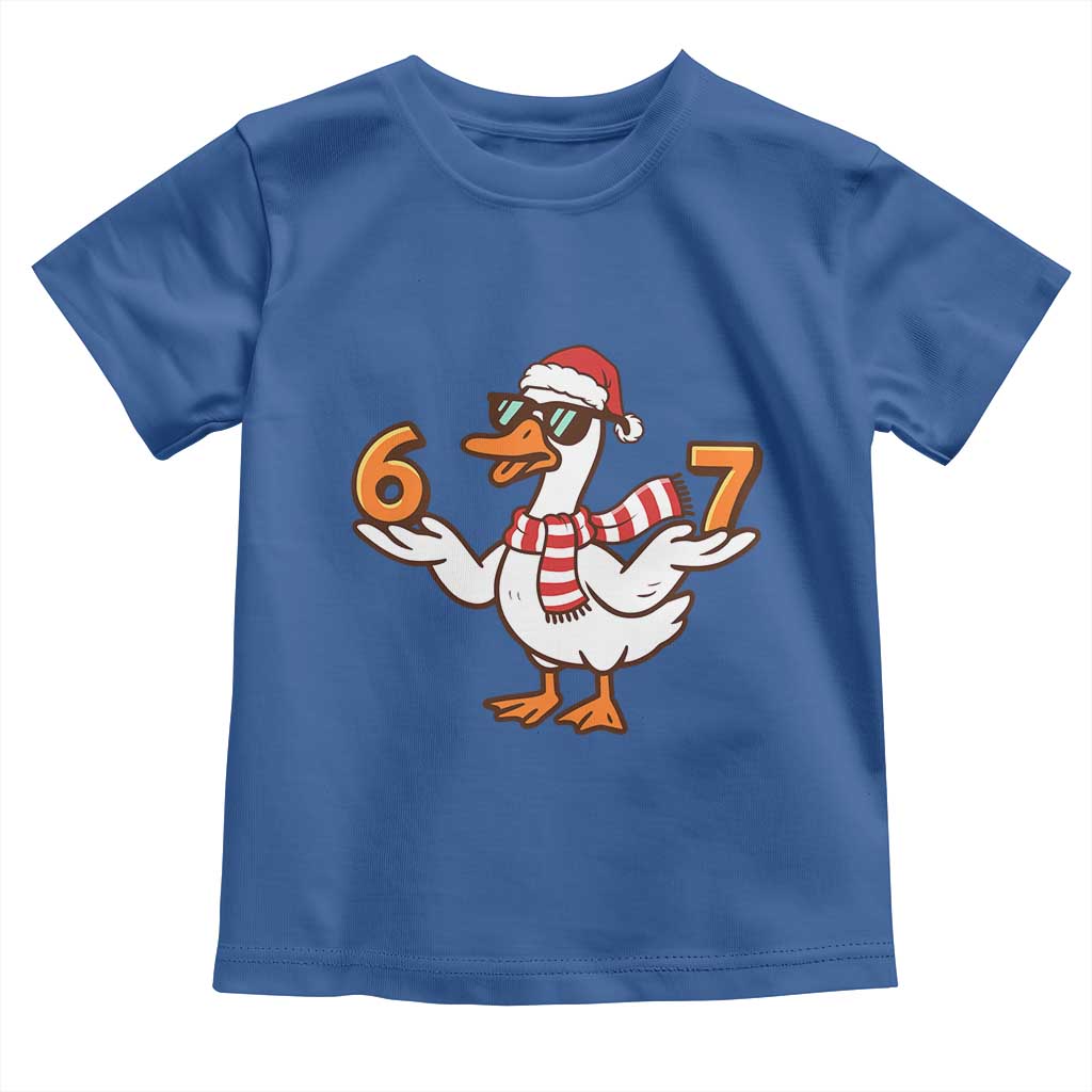 67 Christmas Silly Goose Toddler T Shirt 6 7 Meme Funny Six Seven Gen Alpha Slang - Wonder Print Shop