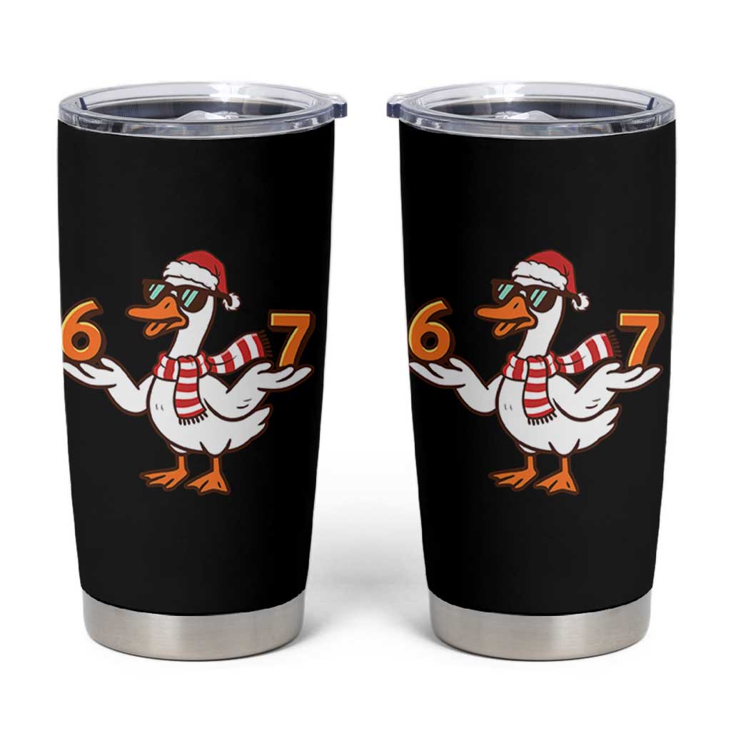 67 Christmas Silly Goose Tumbler Cup 6 7 Meme Funny Six Seven Gen Alpha Slang - Wonder Print Shop