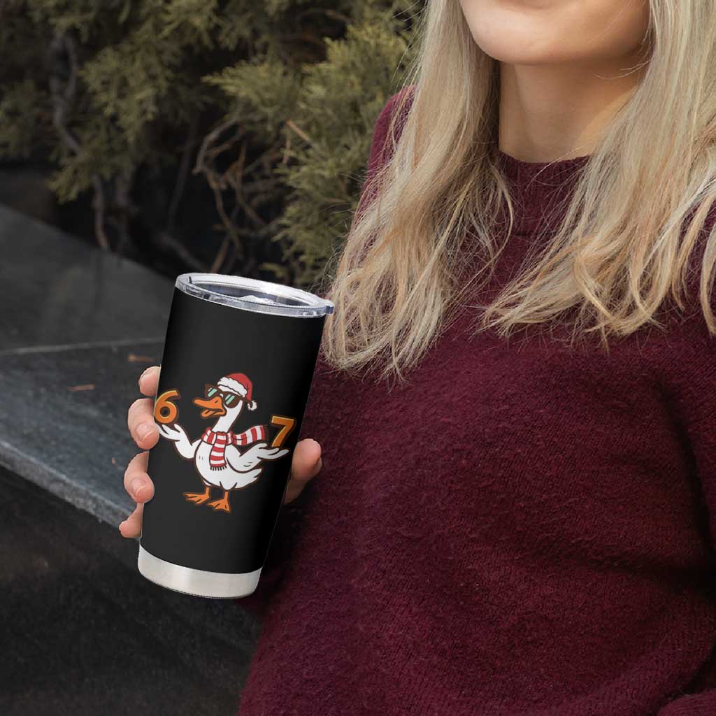 67 Christmas Silly Goose Tumbler Cup 6 7 Meme Funny Six Seven Gen Alpha Slang - Wonder Print Shop