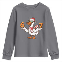 67 Christmas Silly Goose Youth Sweatshirt 6 7 Meme Funny Six Seven Gen Alpha Slang - Wonder Print Shop