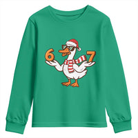67 Christmas Silly Goose Youth Sweatshirt 6 7 Meme Funny Six Seven Gen Alpha Slang - Wonder Print Shop
