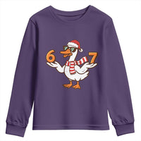 67 Christmas Silly Goose Youth Sweatshirt 6 7 Meme Funny Six Seven Gen Alpha Slang - Wonder Print Shop