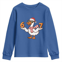 67 Christmas Silly Goose Youth Sweatshirt 6 7 Meme Funny Six Seven Gen Alpha Slang - Wonder Print Shop