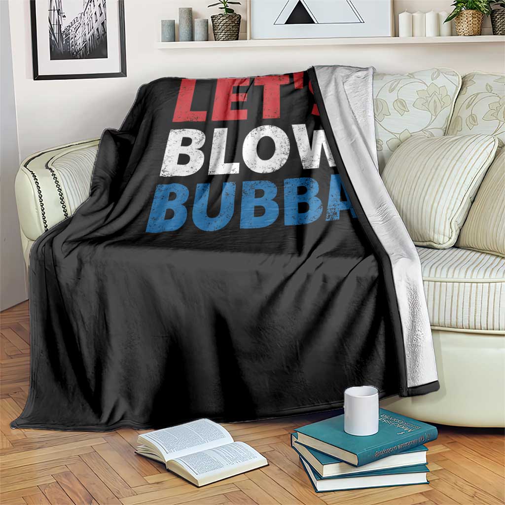 Let's Blow Bubba Throw Blanket Donica Lewinsky Political Humor - Wonder Print Shop