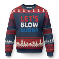 Let's Blow Bubba Ugly Christmas Sweater Donica Lewinsky Political Humor - Wonder Print Shop