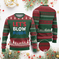 Let's Blow Bubba Ugly Christmas Sweater Donica Lewinsky Political Humor - Wonder Print Shop