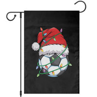 Soccer Christmas Garden Flag Santa Hat Sports Xmas Pajamas - Wonder Print Shop