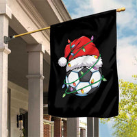 Soccer Christmas Garden Flag Santa Hat Sports Xmas Pajamas - Wonder Print Shop