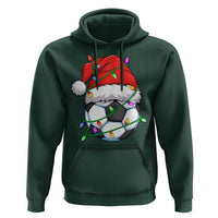Soccer Christmas Hoodie Santa Hat Sports Xmas Pajamas - Wonder Print Shop