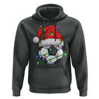 Soccer Christmas Hoodie Santa Hat Sports Xmas Pajamas - Wonder Print Shop