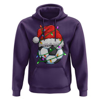 Soccer Christmas Hoodie Santa Hat Sports Xmas Pajamas - Wonder Print Shop