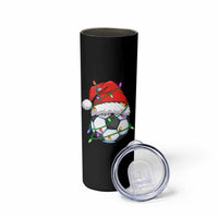 Soccer Christmas Skinny Tumbler Santa Hat Sports Xmas Pajamas - Wonder Print Shop