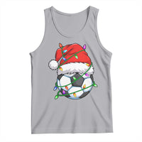 Soccer Christmas Tank Top Santa Hat Sports Xmas Pajamas - Wonder Print Shop