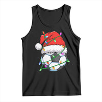 Soccer Christmas Tank Top Santa Hat Sports Xmas Pajamas - Wonder Print Shop