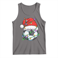 Soccer Christmas Tank Top Santa Hat Sports Xmas Pajamas - Wonder Print Shop