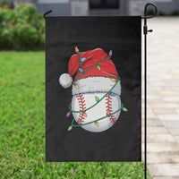 Christmas Baseball Garden Flag Santa Hat Sports Men Boys Xmas Pajamas - Wonder Print Shop