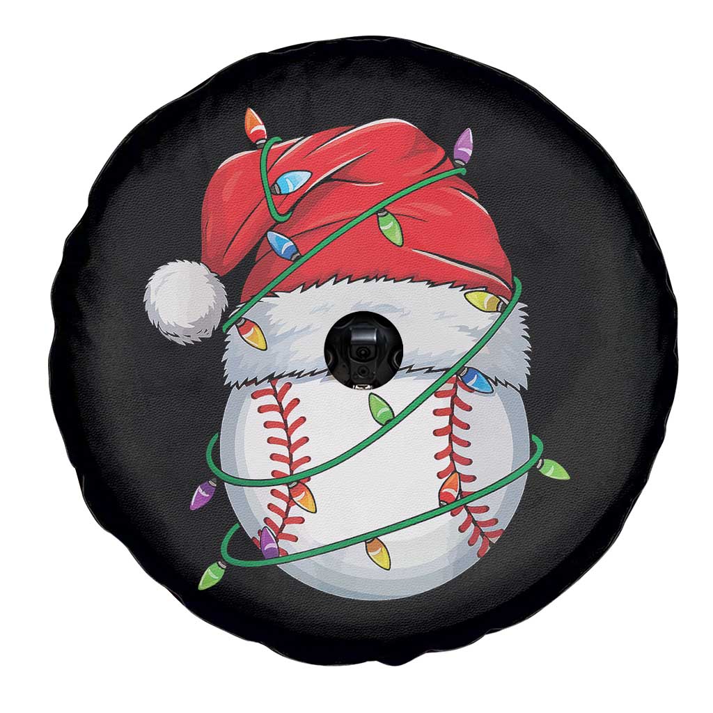 Christmas Baseball Spare Tire Cover Santa Hat Sports Men Boys Xmas Pajamas - Wonder Print Shop