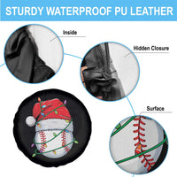 Christmas Baseball Spare Tire Cover Santa Hat Sports Men Boys Xmas Pajamas - Wonder Print Shop