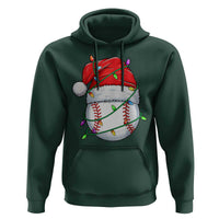 Christmas Baseball Hoodie Santa Hat Sports Men Boys Xmas Pajamas - Wonder Print Shop