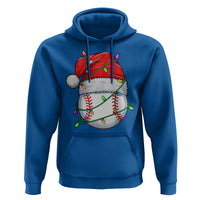 Christmas Baseball Hoodie Santa Hat Sports Men Boys Xmas Pajamas - Wonder Print Shop