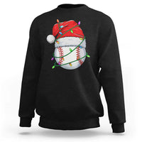 Christmas Baseball Sweatshirt Santa Hat Sports Men Boys Xmas Pajamas - Wonder Print Shop