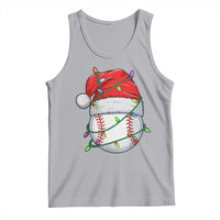 Christmas Baseball Tank Top Santa Hat Sports Men Boys Xmas Pajamas - Wonder Print Shop