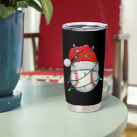 Christmas Baseball Tumbler Cup Santa Hat Sports Men Boys Xmas Pajamas - Wonder Print Shop