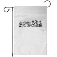 Animal Band Garden Flag Funny Forest Animals Playing Instruments Vintage Music Lovers - Wonder Print Shop