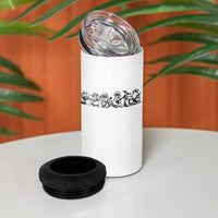 Animal Band 4 in 1 Can Cooler Tumbler Funny Forest Animals Playing Instruments Vintage Music Lovers - Wonder Print Shop