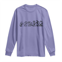 Animal Band Long Sleeve Shirt Funny Forest Animals Playing Instruments Vintage Music Lovers - Wonder Print Shop