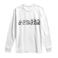 Animal Band Long Sleeve Shirt Funny Forest Animals Playing Instruments Vintage Music Lovers - Wonder Print Shop