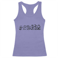 Animal Band Racerback Tank Top Funny Forest Animals Playing Instruments Vintage Music Lovers - Wonder Print Shop