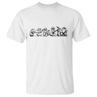 Animal Band T Shirt Funny Forest Animals Playing Instruments Vintage Music Lovers - Wonder Print Shop