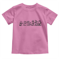 Animal Band Toddler T Shirt Funny Forest Animals Playing Instruments Vintage Music Lovers - Wonder Print Shop