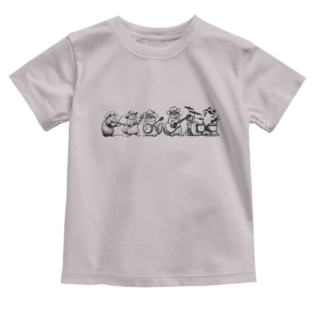 Animal Band Toddler T Shirt Funny Forest Animals Playing Instruments Vintage Music Lovers - Wonder Print Shop