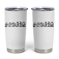 Animal Band Tumbler Cup Funny Forest Animals Playing Instruments Vintage Music Lovers - Wonder Print Shop