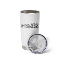 Animal Band Tumbler Cup Funny Forest Animals Playing Instruments Vintage Music Lovers - Wonder Print Shop