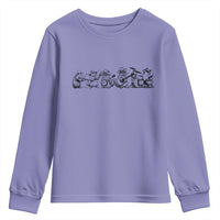 Animal Band Youth Sweatshirt Funny Forest Animals Playing Instruments Vintage Music Lovers - Wonder Print Shop