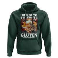 Gluten Intolerance Cat Meme Hoodie I Refuse To Tolerate Gluten