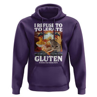 Gluten Intolerance Cat Meme Hoodie I Refuse To Tolerate Gluten